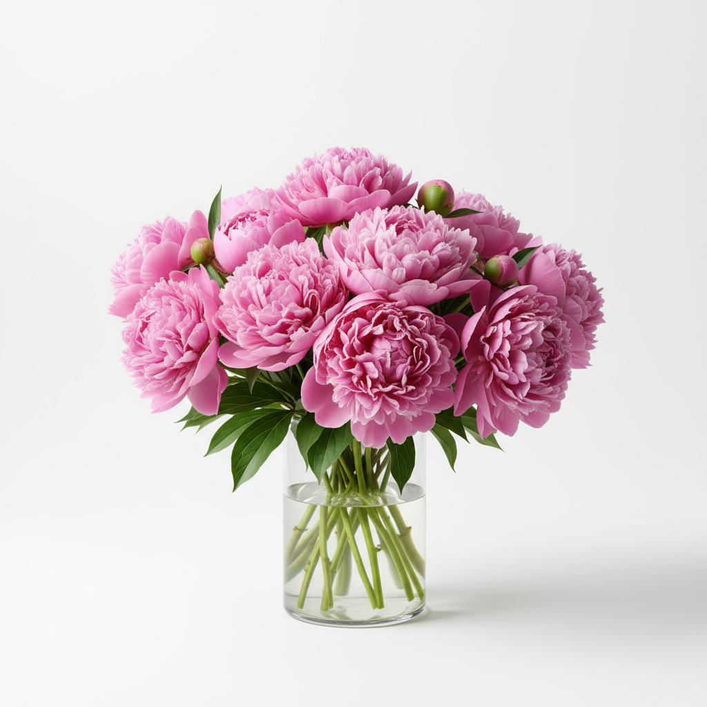 Peony Perfection — Lush Pink Peony Vase Arrangement from Citywide Florists NYC