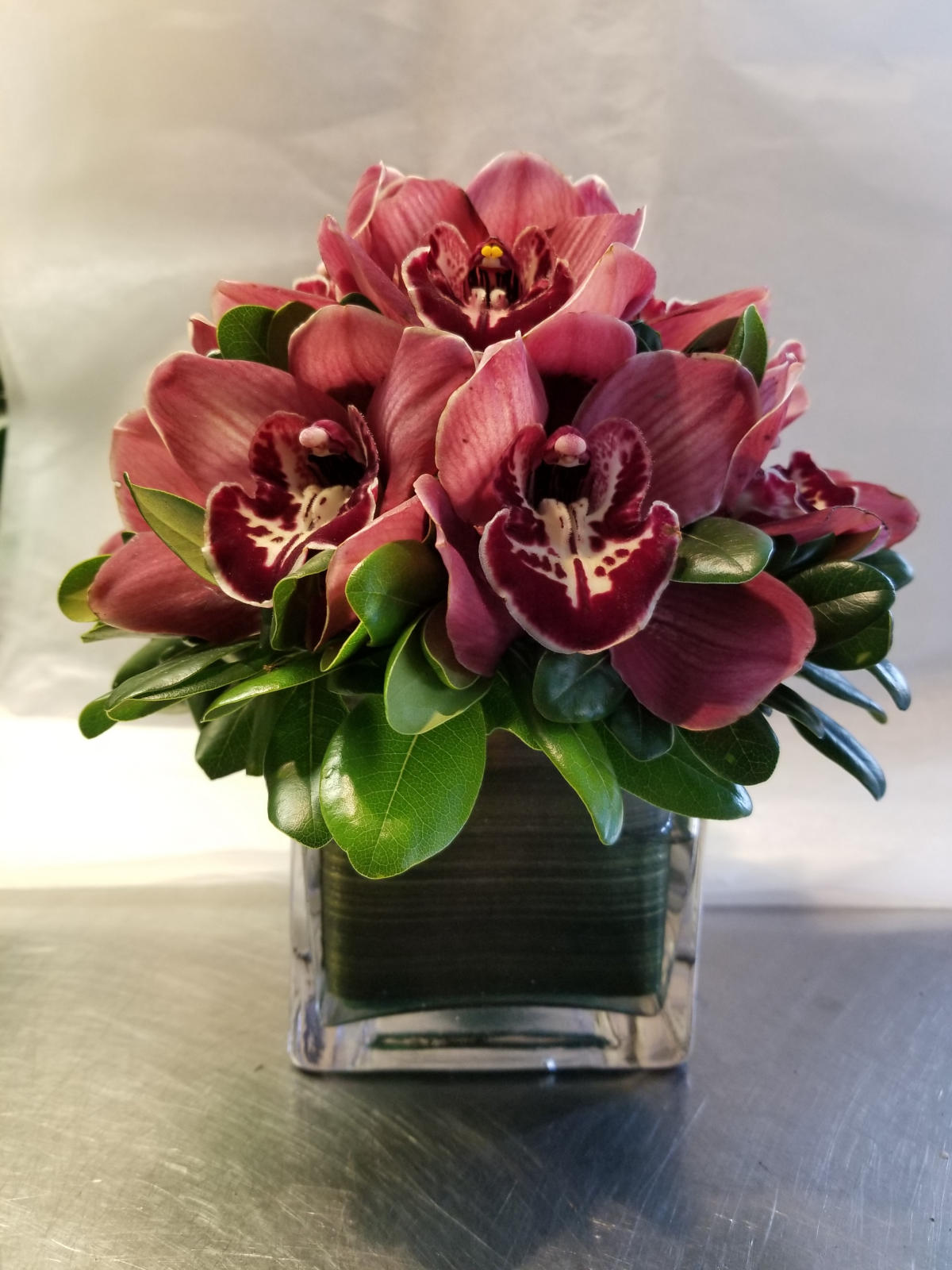 Pink Double Stem Orchid